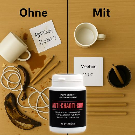 Lustige Kaugummis für Chaoten Anti-Chaoti-Gum