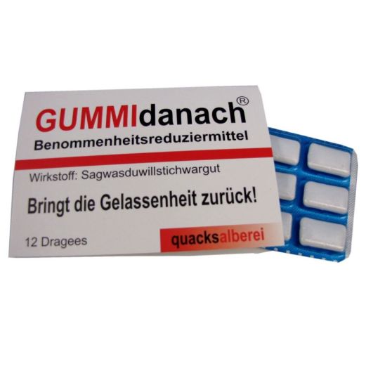 Kaugummi GUMMI FÜR DANACH