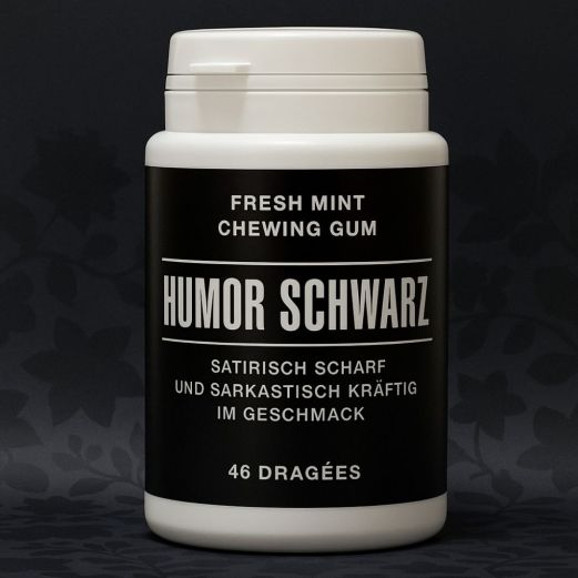 Kaugummis HUMOR SCHWARZ