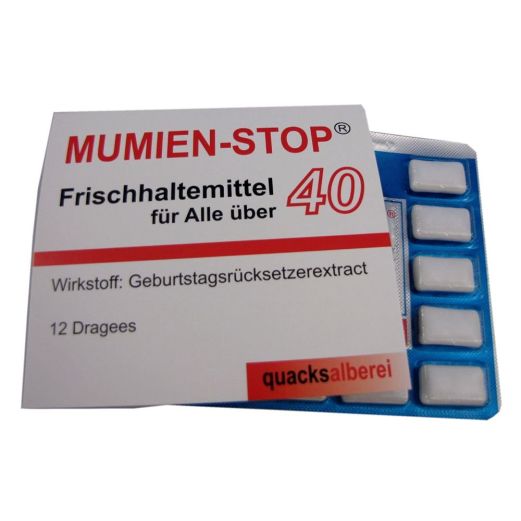 Kaugummis MUMIEN-STOP Ü 40