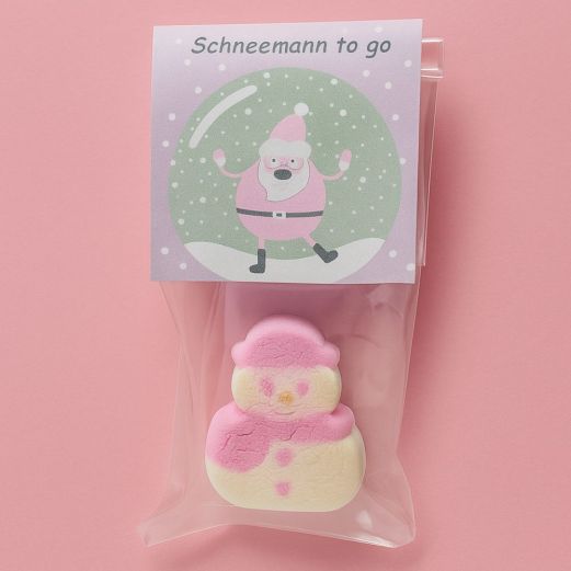 Kleine Naschtüte „Schneemann to go“