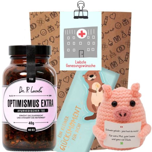 Geschenktüte Gute Besserung – Liebste Genesungswünsche (Set 6)