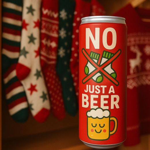 Dosenbier „No Socks Just A Beer“ - Sehr lustiges Wichtelgeschenk