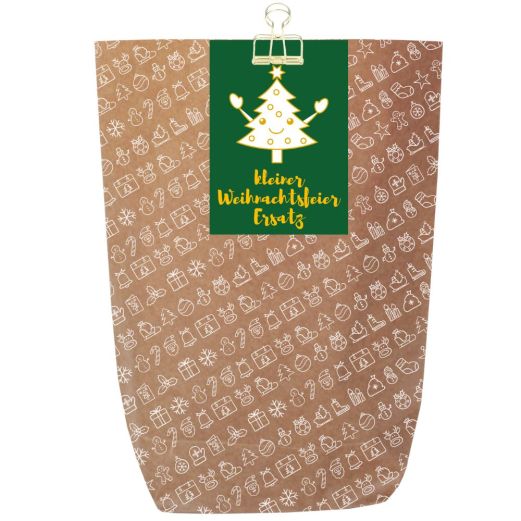 Lustige Geschenkverpackung für Weihnachtsgeschenke „Weihnachtsfeier Ersatz“