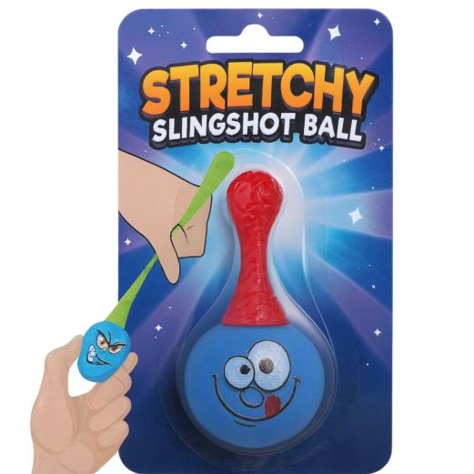 Lustige Schleuder Smiley „Stretchy Slingshot Ball“