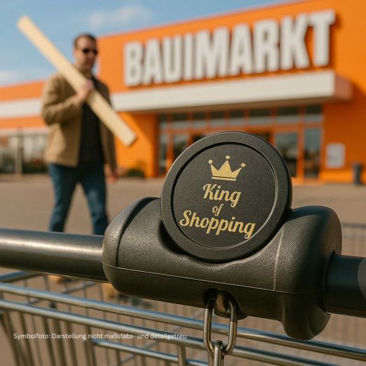 Einkaufswagenchip KING OF SHOPPING