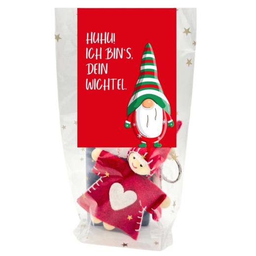 Lustiges Wichtelgeschenk – Mini Magic „Huhu! Ich bin`s dein Wichtel“ (Set 1)