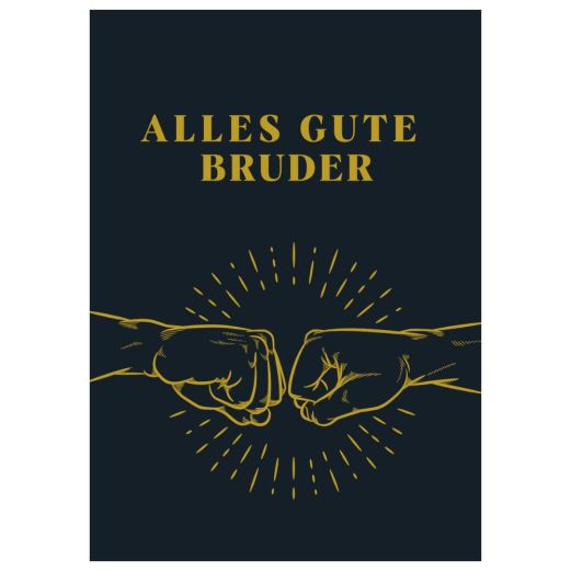 Minicard ALLES GUTE BRUDER