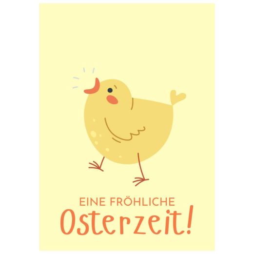 Minicard FRÖHLICHE OSTERZEIT!