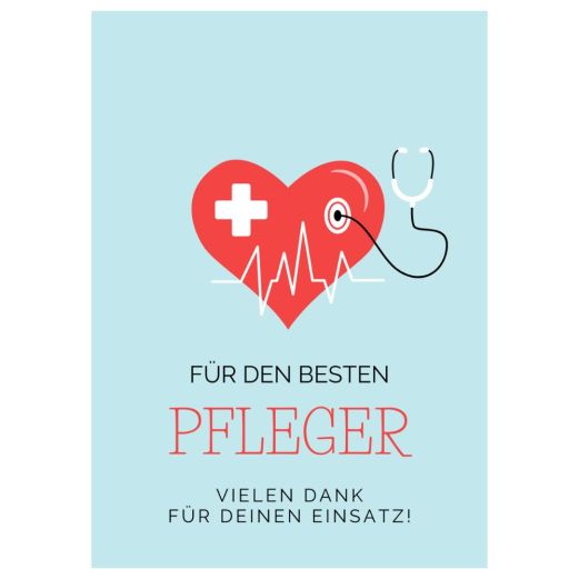 Minicard FÜR DEN BESTEN PFLEGER