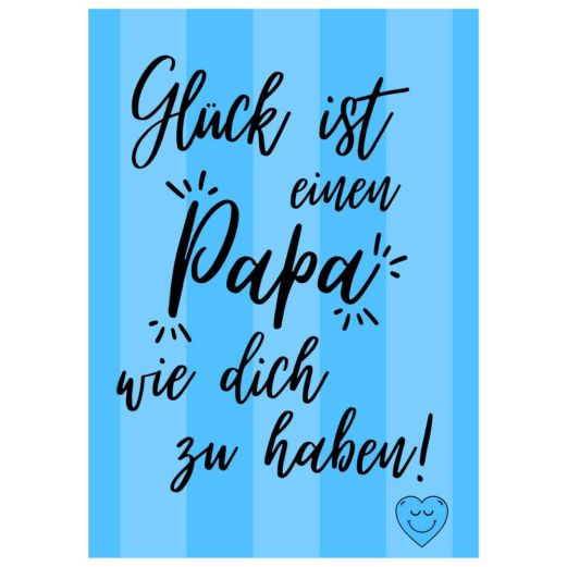 Minicard GLÜCK IST - PAPA