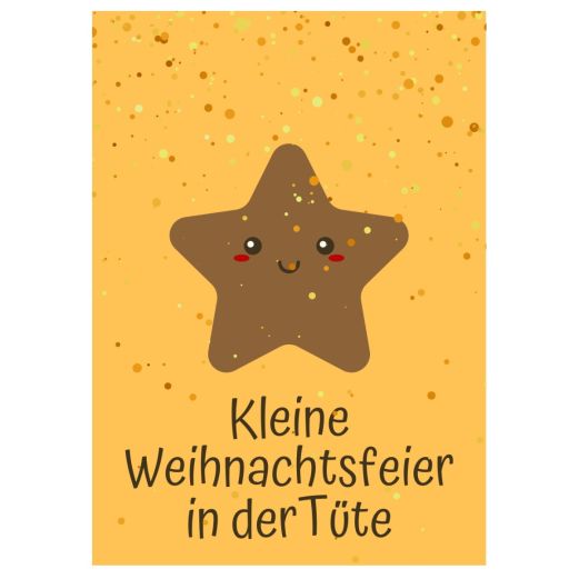 Minicard KLEINE WEIHNACHTSFEIER IN DER TÜTE