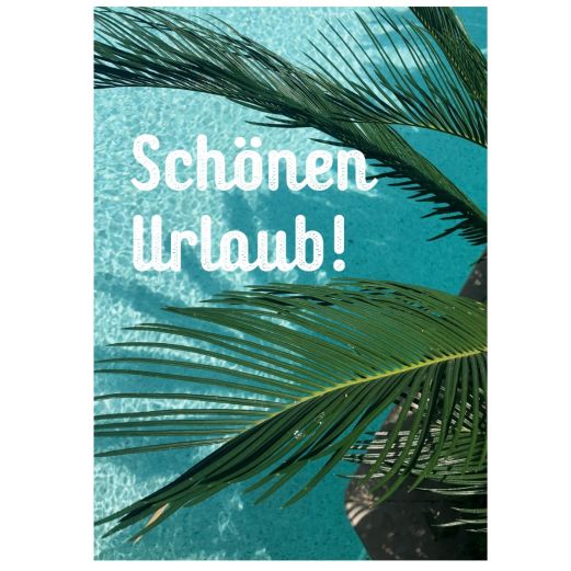 Minicard SCHÖNEN URLAUB!