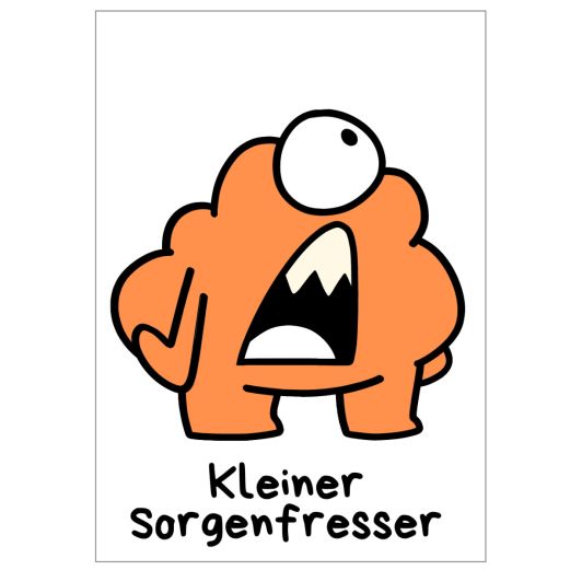 Minicard KLEINER SORGENFRESSER
