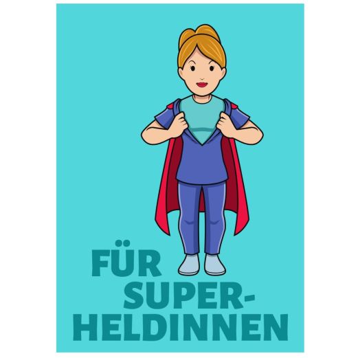 Minicard FÜR SUPERHELDINNEN