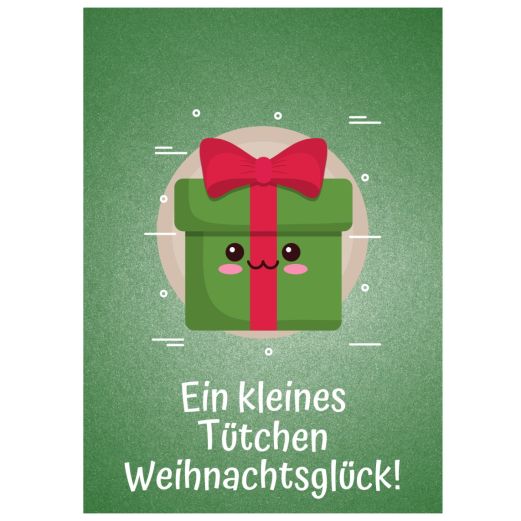 Minicard EIN TÜTCHEN WEIHNACHTSGLÜCK!