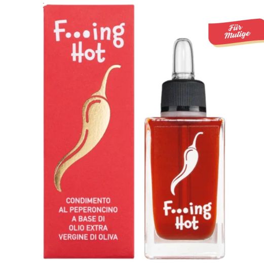 Natives Olivenöl extra mit scharfem Chilli 50ml „Fucking Hot“