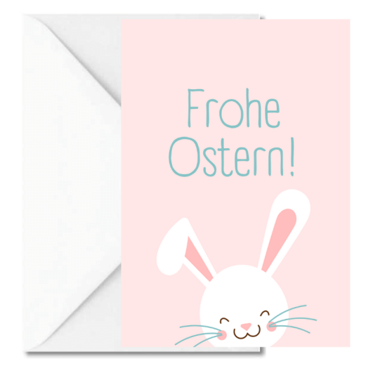 Personalisierbare Grußkarte FROHE OSTERN - NEW