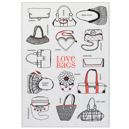 Postkarte LOVE BAGS