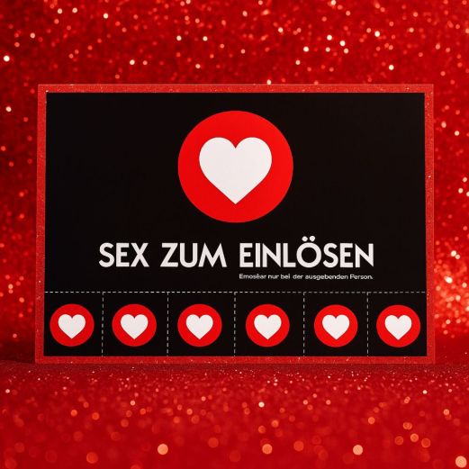 Postkarte SEX ZUM EINLÖSEN