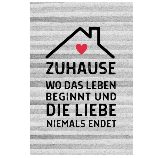 Postkarte zur Einweihung ZUHAUSE