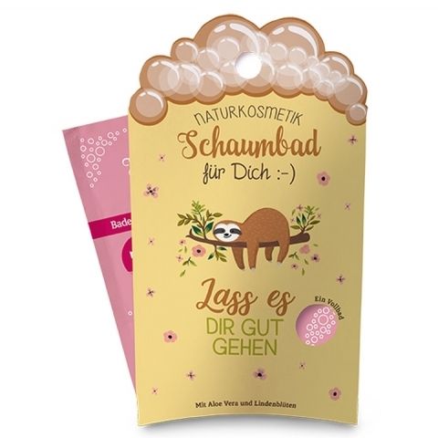 Schaumbad LASS ES DIR GUT GEHEN - Faultier