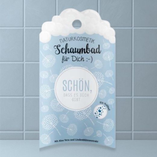 Schaumbad SCHÖN, DASS ES DICH GIBT - Pusteblume