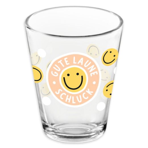 Lustiges Schnapsglas (Shotglas) „Gute Laune Schluck“