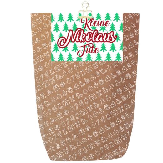Schöne Geschenkverpackung für Nikolausgeschenke „Kleine Nikolaustüte“