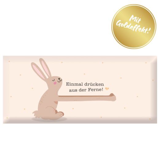 Schokolade 30g „Einmal drücken aus der Ferne“