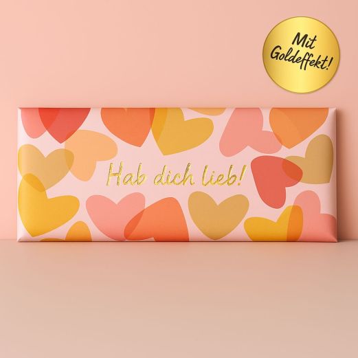 Schokolade 30g HAB DICH LIEB!