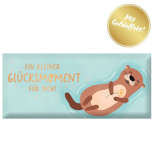 Schokolade 30g „Ein kleiner Glücksmoment für dich!“