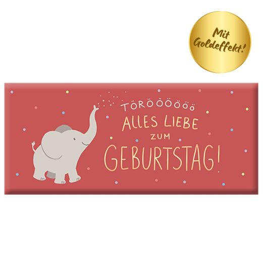 Kleine Schokolade 30g TÖRÖÖÖÖÖ ALLES LIEBE ZUM GEBURTSTAG!