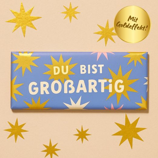 Schokolade 30g DU BIST GROSSARTIG!