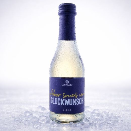 Secco Piccolo „Aber sowas von Glückwunsch“