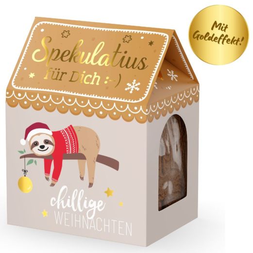Weihnachts-Spekulatius „Chillige Weihnachten“ – Kleines Wichtegeschenk