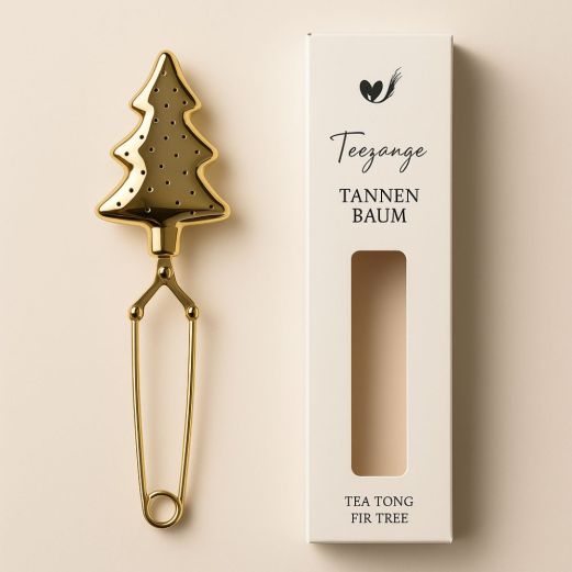 Teezange Tannenbaum Christbaum – kleines Weihnachtsgeschenk für Teeliebhaber
