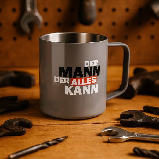 Thermobecher DER MANN DER ALLES KANN