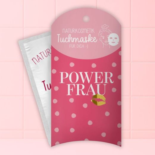 Tuchmaske POWERFRAU