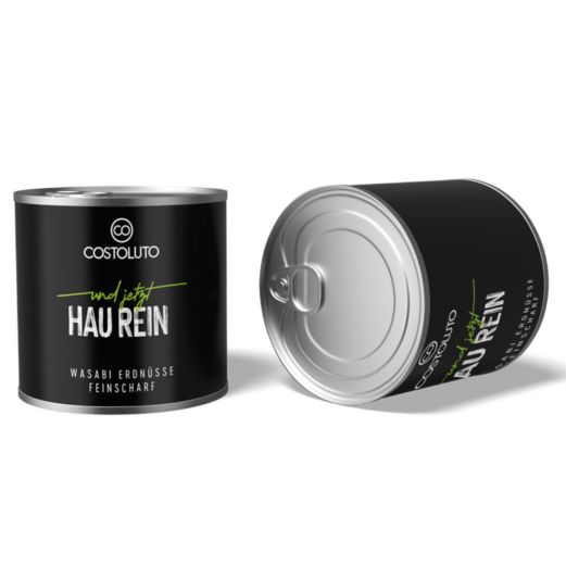 Wasabi Erdnüsse „Und jetzt hau rein“