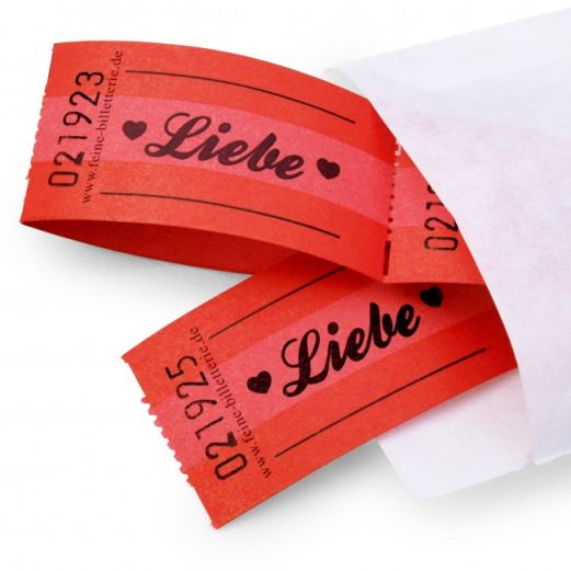 Einzelwertmarke „Liebe“
