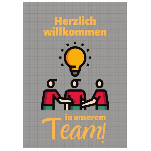 Minicard WILLKOMMEN IM TEAM! - First Edition