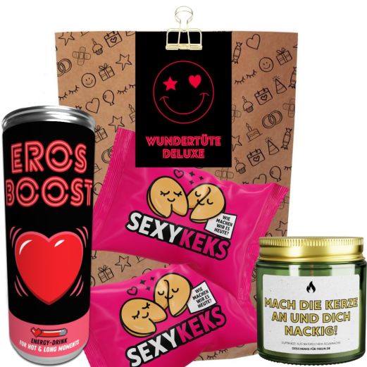 „Wundertüte Deluxe“ – Originelles Geschenk für Paare, Freund & Freundin (Set 1)