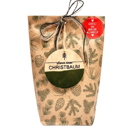 Wundertüte „Pflanze einen Christbaum“ - Lustige Kleinigkeit für Weihnachten