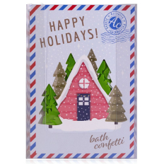 Badekonfetti HAPPY HOLIDAYS - Motiv "Haus"