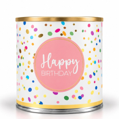 Cancake – Kuchen in der Dose „Happy Birthday“ - Konfetti