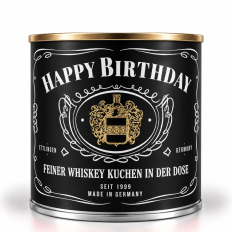 Cancake – Kuchen in der Dose „Happy Birthday“ (Whiskey Kuchen)