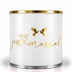 Cancake zur Hochzeit “Just Married“ (Marmorkuchen)