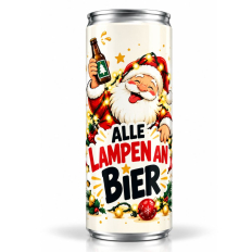 Dosenbier „Alle Lampen an“