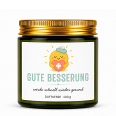 Duftkerze Herzbotschaften – Gute Besserung